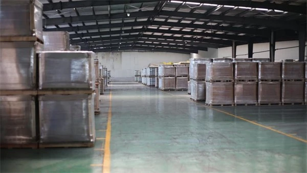 A corner of the warehouse