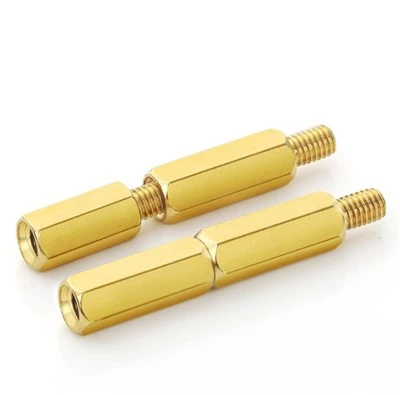 Computer motherboard wiring support column hexagonal single head copper screw