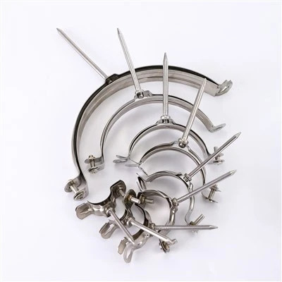 Metal Stainless Steel Pipe Clamp Movable Nail