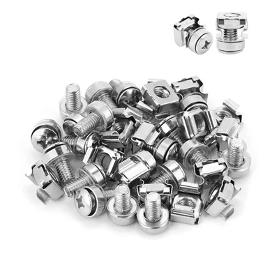 Network Cabinet Rack Screw Combination Kit Cage Nut Installation Screw