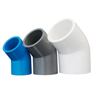 PVC White Elbow 90 Degree Water Supply Pipe Fittings Plastic Water Pipe