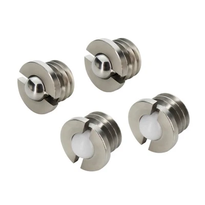 Stainless Steel Press-fit Flange Type Ball Head Plunger Positioning Ball Spring Plunger Bull's Eye Ball Steel Ball