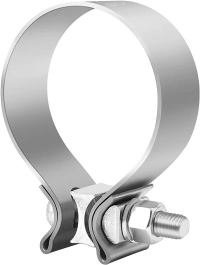 Stainless Steel With Muffler And Exhaust Clamp