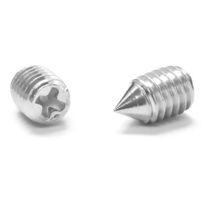 DIN914 pointed tightening screw made of 304 stainless steel